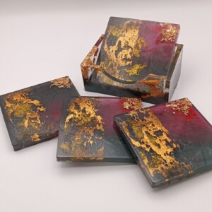 epoxy onderzetters met houder