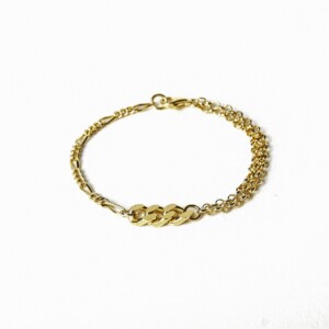 Armband - THE REMIX - verguld zilver