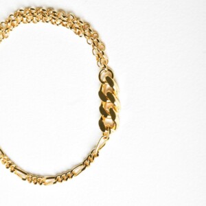 Armband - THE REMIX - verguld zilver