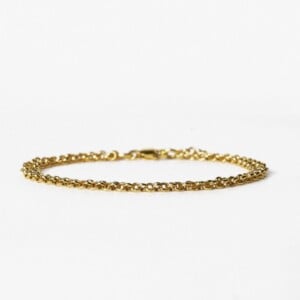 Armband - TROUBLED WATER (small) - verguld zilver