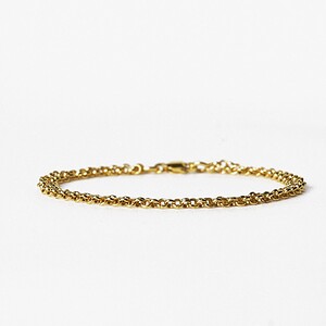 Armband - TROUBLED WATER (small) - verguld zilver