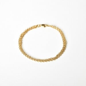 Armband - TROUBLED WATER (small) - verguld zilver