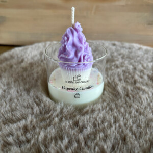 Cupcake sojawaskaars
