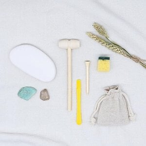 DIY pakket voor kinderen - Verborgen schatten - Amazoniet & Rookkwarts
