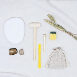 DIY pakket voor kinderen - Verborgen schatten - Tijgeroog & Rookkwarts