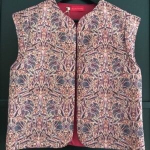 Dames gilet rood
