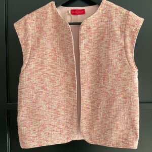 Dames gilet roze