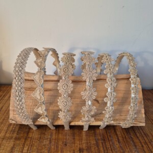 Diadeem met een gouden glitter