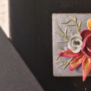 Exclusieve verstelbare ring met bloemen