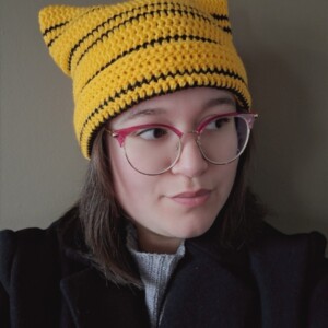 Gehaakte muts 'Harry Potter Hufflepuff house'