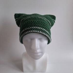 Gehaakte muts 'Harry Potter Slytherin house'