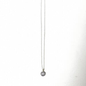 Halssnoer - gepersonaliseerde hanger - zilver