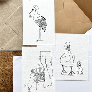 Kaarten set geboorte