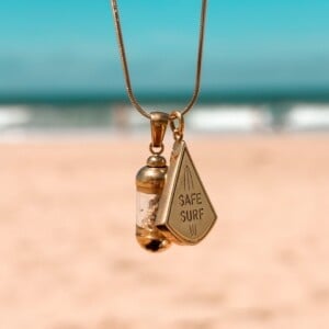 Laguna Beach Pendant Ocean Eye Ketting Goud - Laguna Treasures