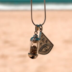 Laguna Beach Pendant Ocean Eye Ketting Zilver