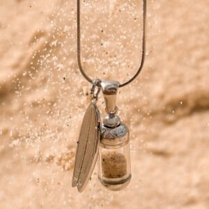 Laguna Beach Pendant Shortboard Ketting Zilver - Laguna Treasures