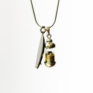 Laguna Beach Pendant Shortboard Ketting Zilver - Laguna Treasures
