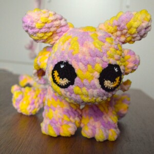 Magische gehaakte Sunset Dragon! Een zachte knuffel vol dromen! : zacht blanket yarn