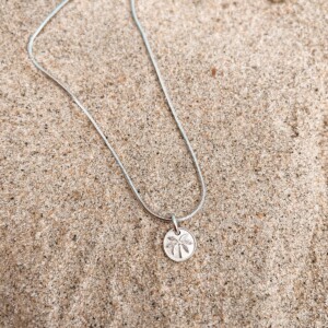 Oceaan Mini Plam Coin Ketting - Laguna Treasures