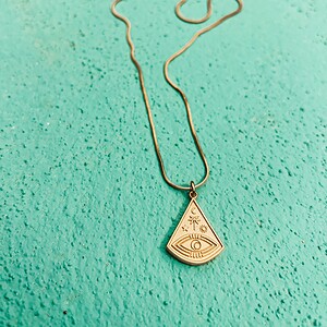 Oceaan Ocean Eye Ketting Goud