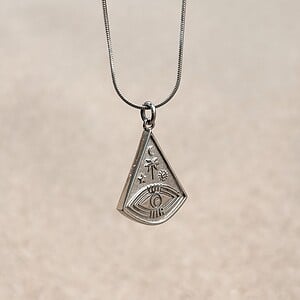 Oceaan Ocean Eye ketting zilver