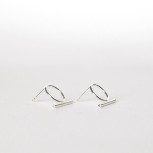 Oorstekers - ANNE - zilver