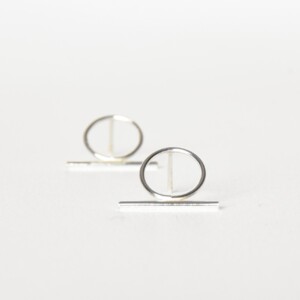 Oorstekers - ANNE - zilver