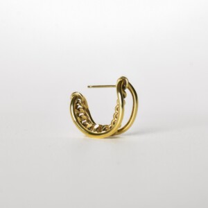 Oorstekers - DANCE BATTLE - verguld zilver