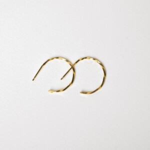Oorstekers - TWIST - verguld zilver
