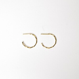 Oorstekers - TWIST - verguld zilver