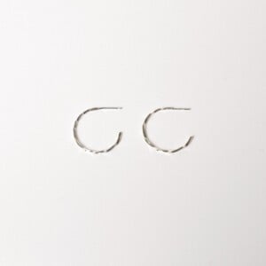 Oorstekers - TWIST - zilver