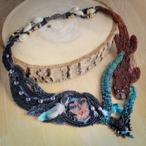 Otter totem ketting, een betekenisvol sieraad van kralen