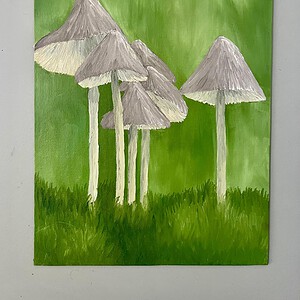 "Paddenstoelen" - original artwork in oil paint