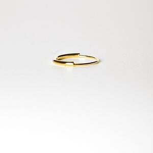 Ring - LISA - verguld zilver