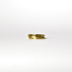 Ring - stapelringen - verguld zilver
