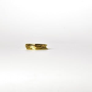Ring - stapelringen - verguld zilver