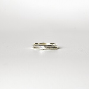 Ring - stapelringen - zilver