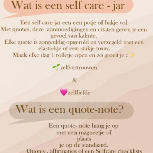 Selfcare Moeder & Kind box (1 box met 2 jars)