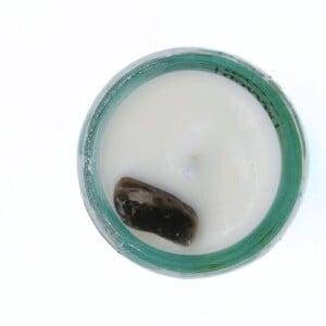 Sterrenbeeld kaars met edelsteen - Maagd 5cm