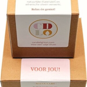Sterrenbeeld kaars met edelsteen - Tweelingen 5cm