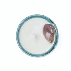 Sterrenbeeld kaars met edelsteen - Vissen 5cm