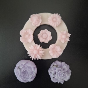 Wax melt met Lavendel en wax Sachet met Kersenbloem uit eigen tuin