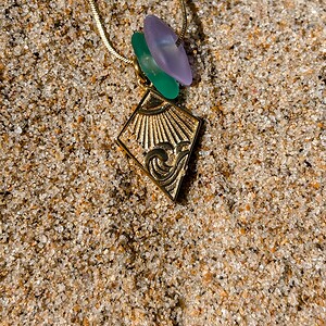 Zeeglas Follow The Sun ketting Goud - Laguna Tresures