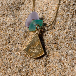 Zeeglas Ocean Eye Ketting Goud