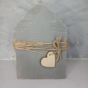 decoratie houten huisje