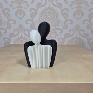3D-geprint beeldje koppel - Combineerbare Kleuren