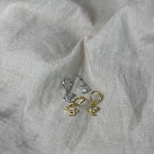 Avela vogel oorringen 925 zilver