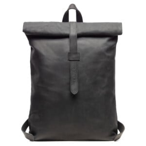 Beocca - Leren rugzak Mavis zwart - 15" laptoptas