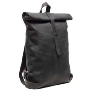 Beocca - Leren rugzak Mavis zwart - 15" laptoptas