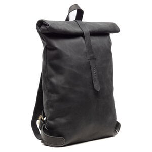 Beocca - Leren rugzak Mavis zwart - 15" laptoptas